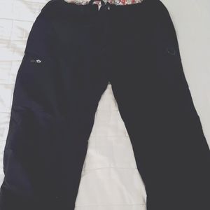 Koi medium scrub pants, black